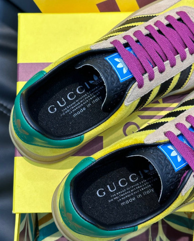 Gucci Adidas co branded casual sneakers for couples