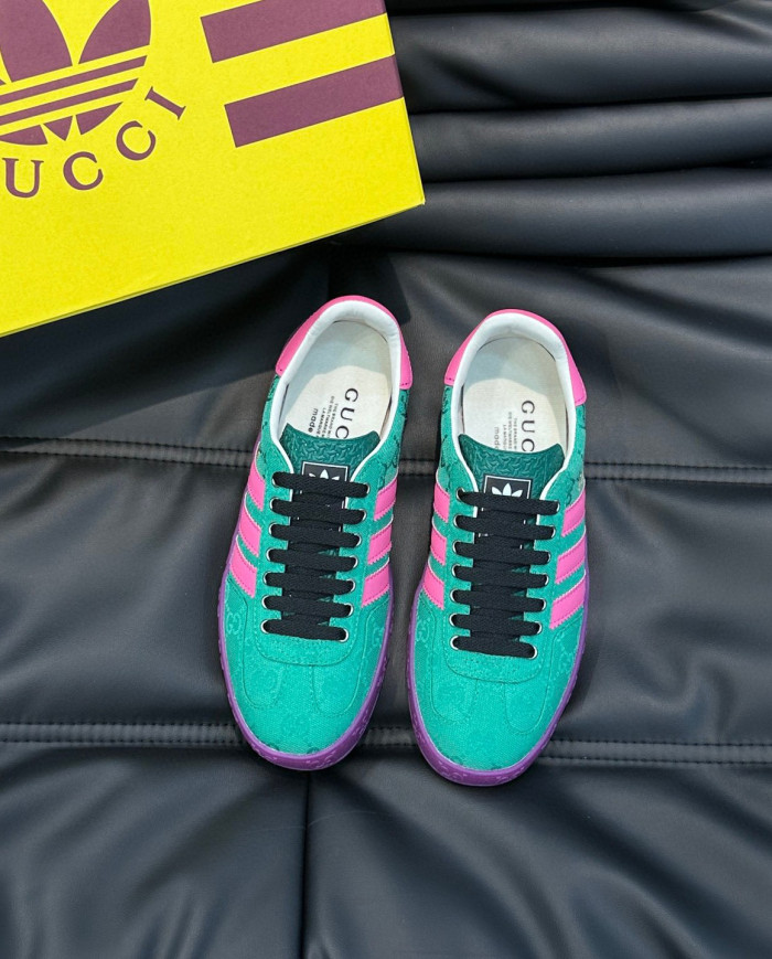 Gucci Adidas co branded casual sneakers for couples