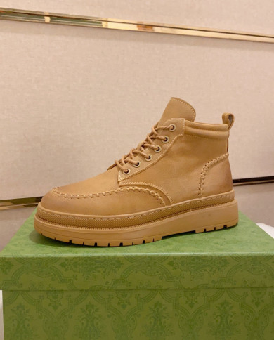 Gucci high top men's shoes with added velvet