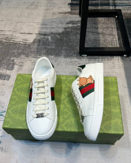 Gucci couple style small white shoes