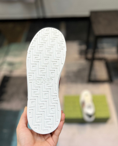 Gucci couple style small white shoes