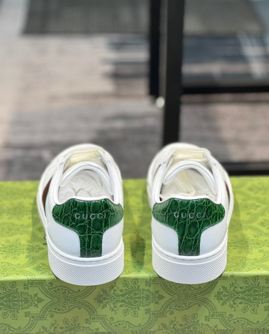 Gucci couple style small white shoes