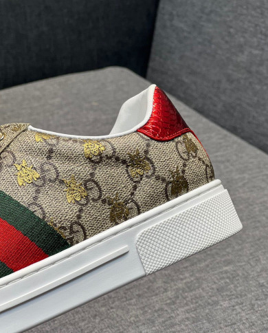 Gucci couple style small white shoes