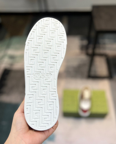 Gucci couple style small white shoes