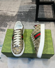 Gucci couple style small white shoes
