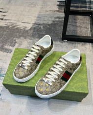 Gucci couple style small white shoes