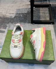 Gucci high and low cut distressed couple sports shoes