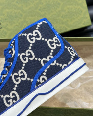 Gucci Dennis 1977 Couple High Top Sports Canvas Shoes boots