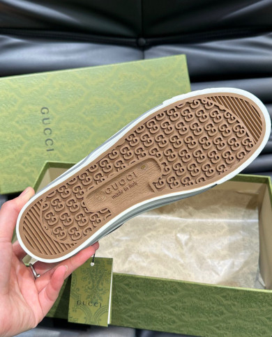 Gucci Dennis 1977 Couple High Top Sports Canvas Shoes boots