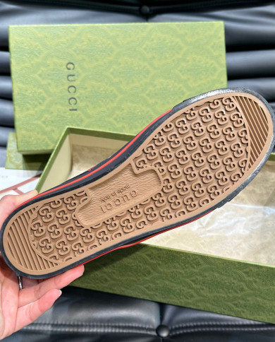 Gucci Dennis 1977 Couple High Top Sports Canvas Shoes boots