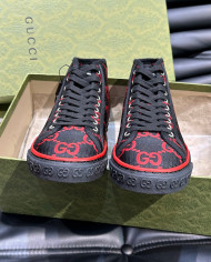 Gucci Dennis 1977 Couple High Top Sports Canvas Shoes boots