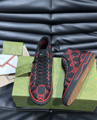 Gucci Dennis 1977 Couple High Top Sports Canvas Shoes boots