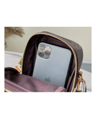 LV   Flap Double Mobile phone bag
