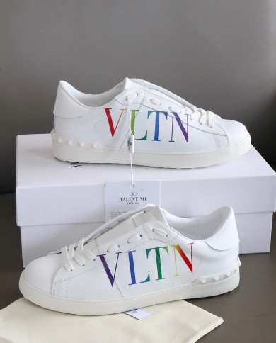 Valentino Couple style small white shoes