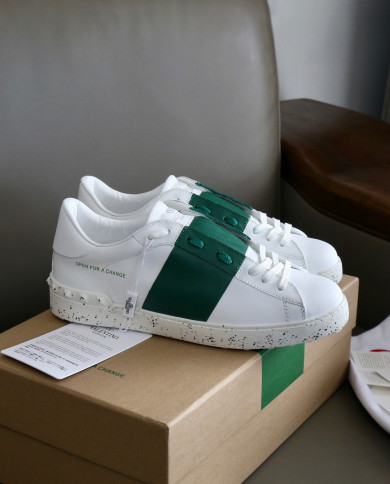 Valentino Couple style small white shoes