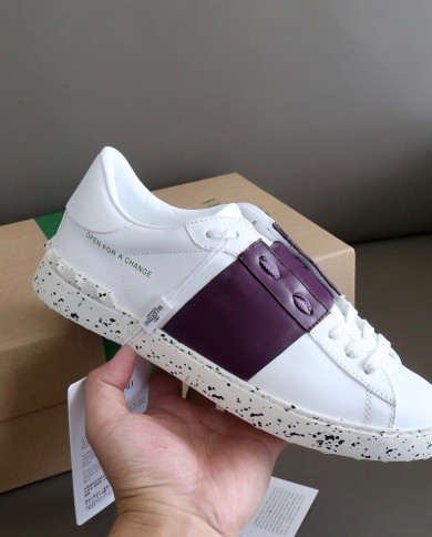 Valentino Couple style small white shoes