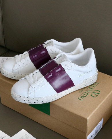 Valentino Couple style small white shoes