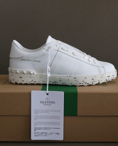 Valentino Couple style small white shoes