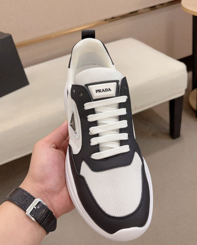 Prada simple sports mesh for casual shoes
