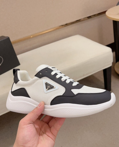 Prada simple sports mesh for casual shoes