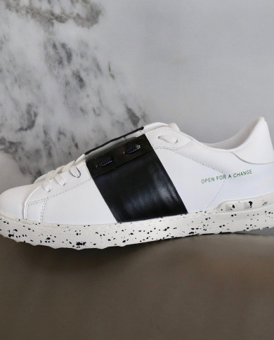 Valentino Couple style small white shoes