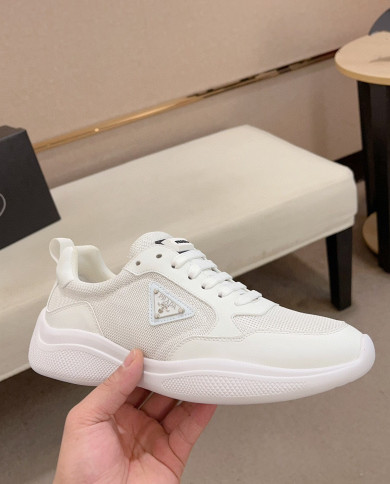 Prada simple sports mesh for casual shoes