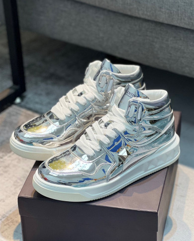 Valentino fashionable casual shoes for couples boots