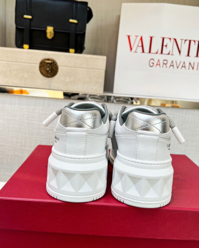 Valentino couple casual shoes with thick shoelaces
