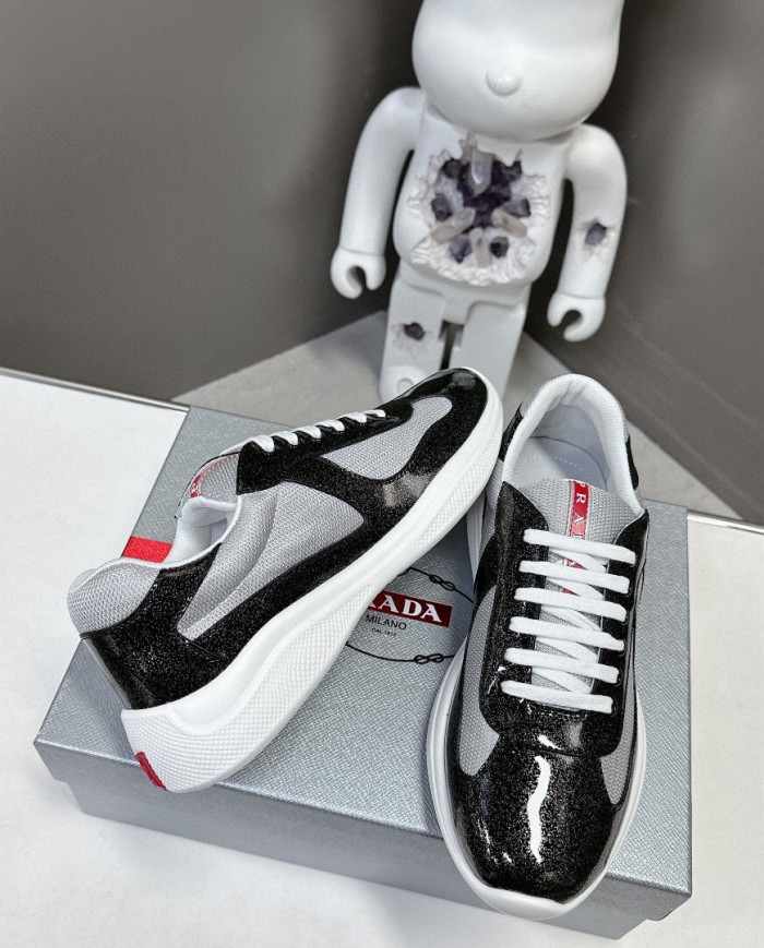 Prada sailing wind lace-up sneakers