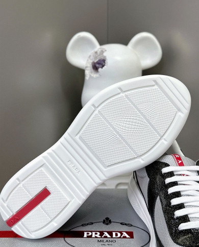 Prada sailing wind lace-up sneakers