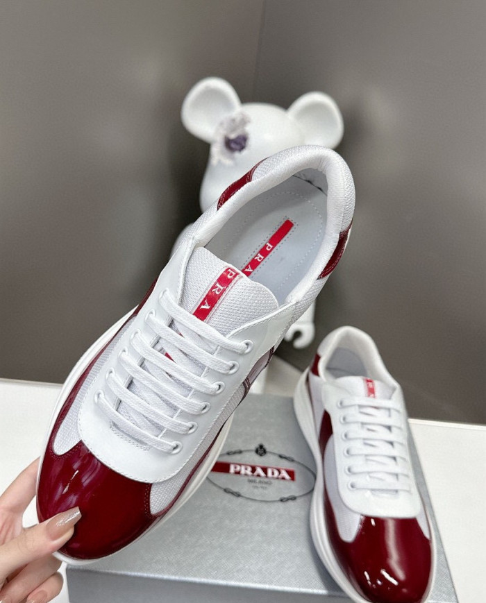 Prada sailing wind lace-up sneakers