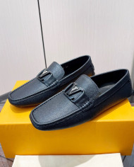 LV bean shoes leather shoes