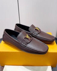 LV bean shoes leather shoes
