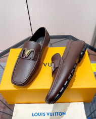 LV bean shoes leather shoes