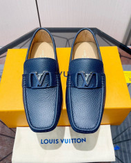 LV bean shoes leather shoes