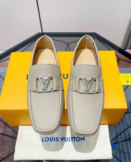 LV bean shoes leather shoes