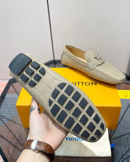 LV bean shoes leather shoes