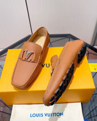 LV bean shoes leather shoes