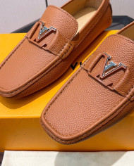 LV bean shoes leather shoes