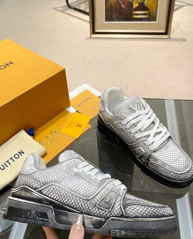 LV couple style sports sneakers