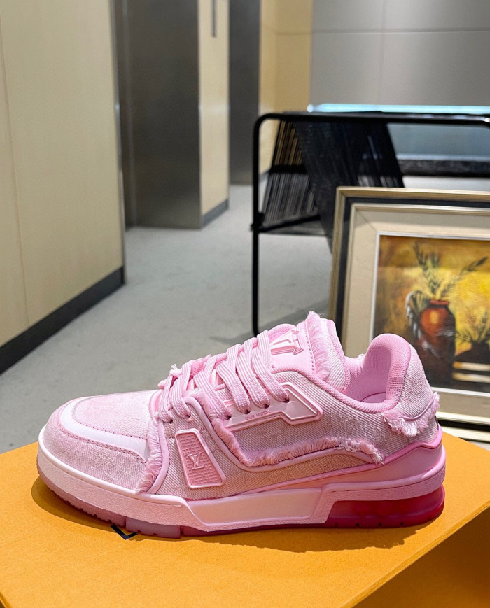 LV couple style sports sneakers