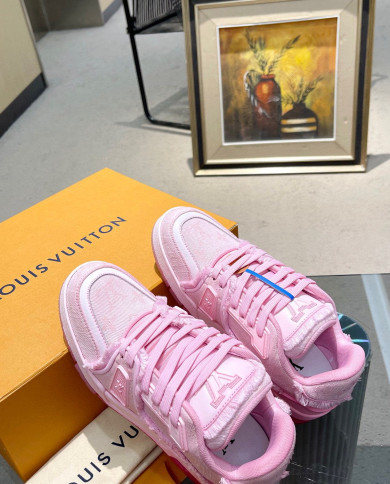 LV couple style sports sneakers