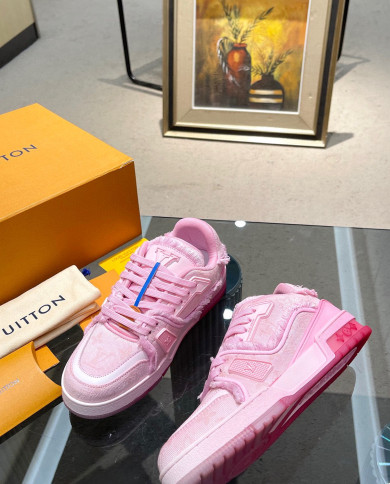 LV couple style sports sneakers