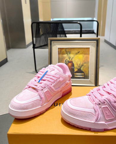 LV couple style sports sneakers