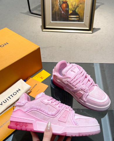 LV couple style sports sneakers