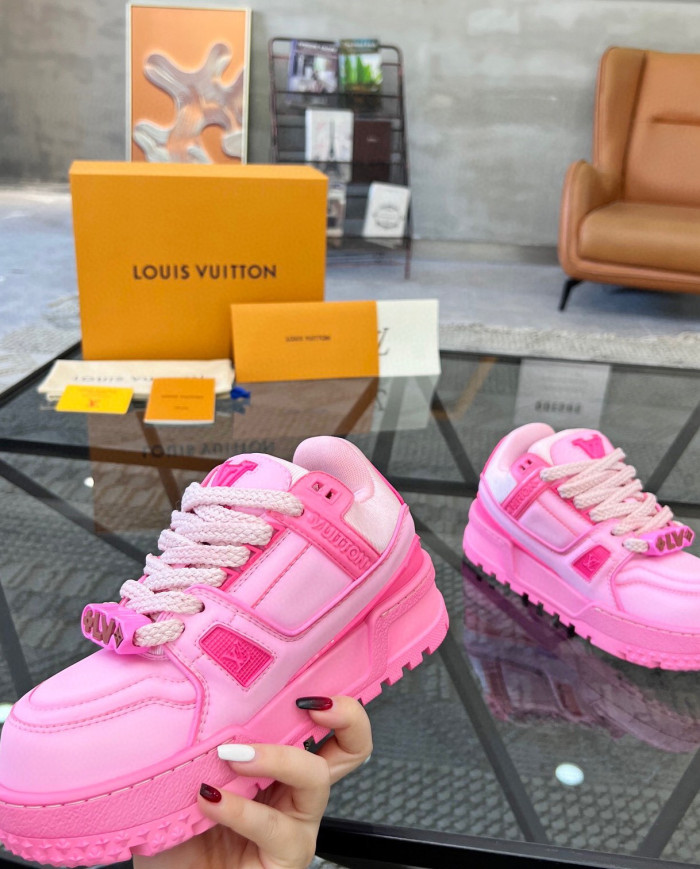 LV couple style bread sports sneakers