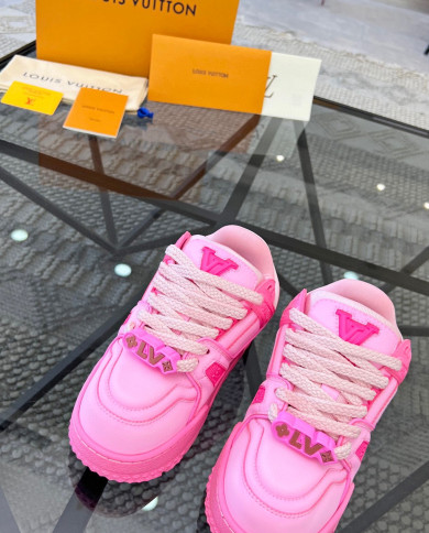 LV couple style bread sports sneakers