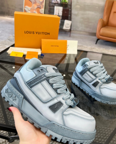 LV couple style bread sports sneakers