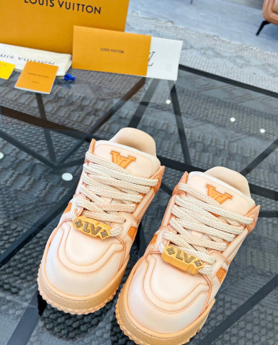 LV couple style bread sports sneakers