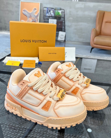 LV couple style bread sports sneakers